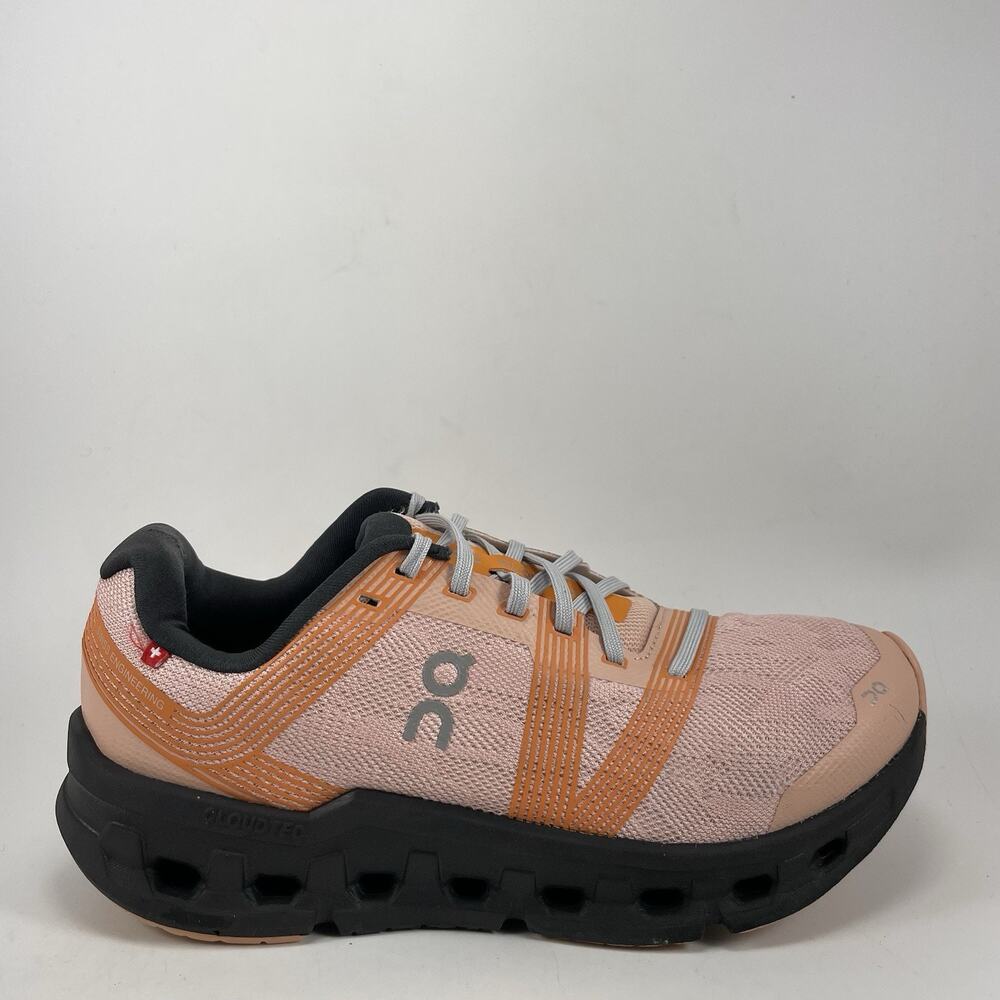 On Cloud X Running Shoes Womens Size 8.5 Rose/Sand Mesh CloudTec Sneakers